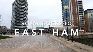 Royal Docks to East Ham - Newham - Bekton - Woolwich Manor Way - High Street South - Central Park