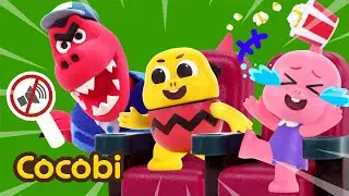 Jangan Berisik🤫🎬 Pertama Kali di Bioskop | Kompilasi Lagu Anak-anak | Kids Songs | Cocobi
