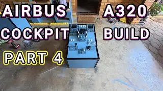BUILDING AN AIRBUS A320 HOME COCKPIT IN MY HOUSE PART 4 THE PEDESTAL COMES TO LIFE!!
