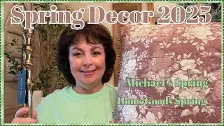 SPRING DECOR 2025 | SPRING DECOR HAUL FROM MICHAEL'S | HOMEGOODS