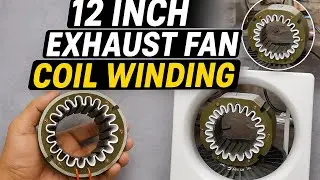Exhaust Fan Coil Winding Made Simple | Havells 12 Inch Motor Repair Guide#automobile #exhaustfan 