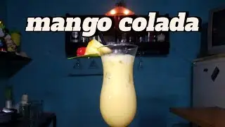mango colada BEBIDA CON RON 🥰