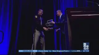 Community honors responding officers in the 1 October shooting
