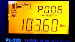 Радиоприем на Tecsun pl-390