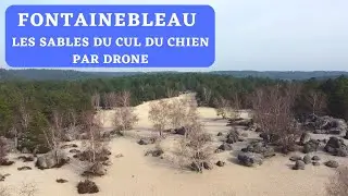 FONTAINEBLEAU PAR DRONE , Les sables du cul du chien (desolé c'est le vrai nom 😁 )