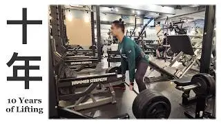 What 10 years of working out really looks like a for an average guy