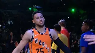 Team World Introduction / Team World vs Team USA / 2018 NBA Rising Stars Game