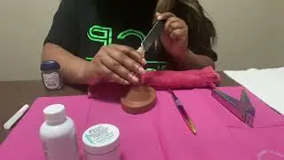First time Overlay using Sheba Nails Odorless acrylic & monomer