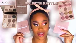 MORPHE 9G SUNRISE GLOW & 9M MIDNIGHT DUNE PALETTE BATTLE l NelleDoingThings!