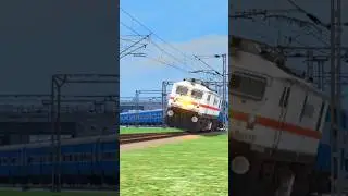 TRAIN OVERSPEEDING AT CURVE TRACK 😱 #train #shorts #indianrailways