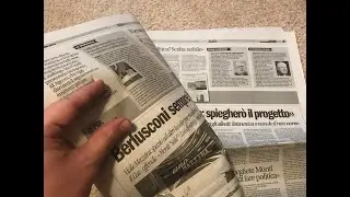 ASMR: Flipping Through Newspapers - No Talking