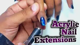 Acrylic Nail Extensions | Step by step Nail extensions for beginners 💅🏻