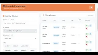 How to Create Schedules & Assign Skaters | Skaterworld.in Academy Management Tutorial