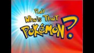 Who's that pokemon? question 3