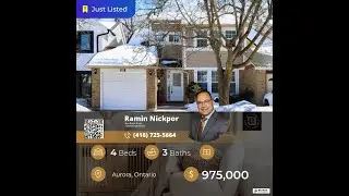Check out this new listing in the prestigious town of Aurora.