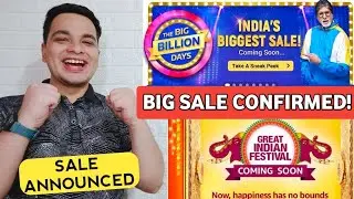 Flipkart Big Billion Days 2020 & Amazon Great Indian Festival 2020 Announced | Big Discount 🔥🔥