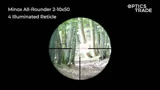 Minox All-Rounder 2-10x50 Reticle 4 Illuminated | Optics Trade Reticle Subtensions