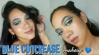 BLUE CUTCREASE MAKEUP | Pat Suarez
