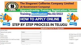 How To Apply Singareni Apprentice 2022 | SCCL Apply Online 2022 | SCCL ITI Apprentice Application