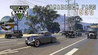 Pierce-Arrow Silver Arrow Ride in 1930s Braddock Pass - GTA V