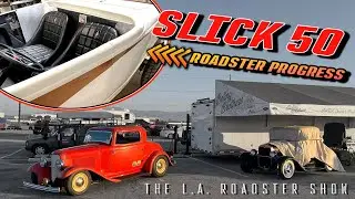 Обновление интерьера SLICK 50 Hotrod! Выставка родстеров в Лос-Анджелесе 2024 года!