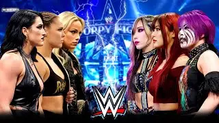 Fulla Match Rhea Ripley Ronda Rousey & Liv Morgan vs Asuka Iyo Sky & Kairi Sane | WWE Jan 24,2026