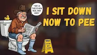 🎶 &ldquo;I Sit Down Now to Pee&rdquo; | Country Wisdom from the Bathroom Floor 🚽