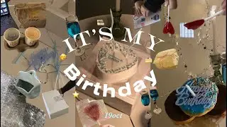 #mybirthdayvlog  🥳🍰! • اقضوا معاي اسبوع كامل وفي يوم ميلادي 🎀🤍🫧
