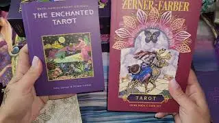 Zarner e Faber Tarot / Enchanted Tarot - comparativo das duas edições