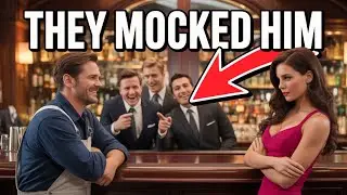 I'm not just a mechanic They Mocked The Single Dad At The Bar Until CEO Discovered His Secret
