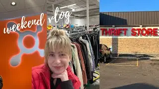 productive WEEKEND vlog | thrifting + Whole 30 grocery haul | starting a transformation challenge!