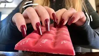 🍫 scratching & tapping on textured chocolate bars ♥︎ lofi asmr