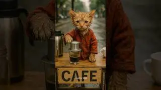 The poor kitten was mocked by his friends for eating dirty bread #aicat