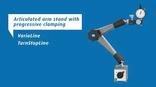 dk Dial gauge stands and 3D clamping joints with progressive clamping
