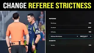 EA FC 26: How To Change Referee Strictness