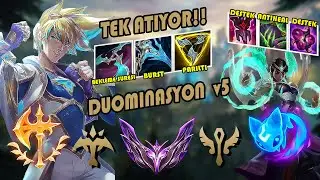 Master eloda rakiplere tıklayan Ezreal (Ezreal Karma botpre)