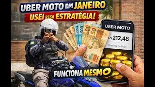 UBER MOTO EM JANEIRO, USEI ESSA ESTRAT&Eacute;GIA 