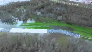 Levee work to stop water