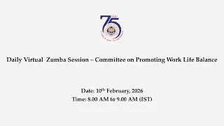 Virtual Zumba Session &ndash; Committee on Promoting Work Life Balance