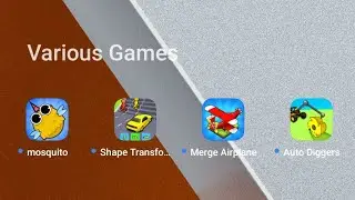 Mosquito; Shape Transform: Shifting Car; Merge Airplane; Auto Diggers