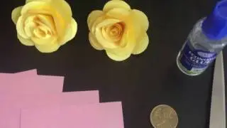 Kagizdan gul duzeltmek (Paper flower) 1