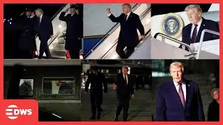 FULL DEPARTURE & ARRIVAL: Trump Travels from Joint Base Andrews to Florida After NC Rally | AC1E