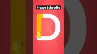 Learn to trace letter D | English Alphabets Tracing for Kids | Learn Letters