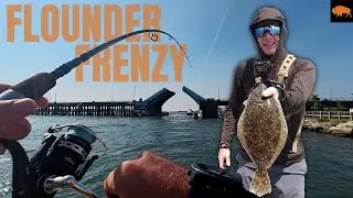 Flounder FRENZY | Ocean City Blue Crab & Flounder Fishing