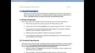 Creating SRS Based on IEEE format