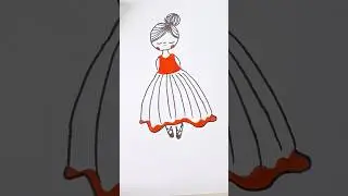 #red #heart #love #girl #drawing #easy #sunset #shorts #viral #trending #art #craft #ppg #cartoon