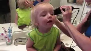 Everette's first haircut & No Tears video