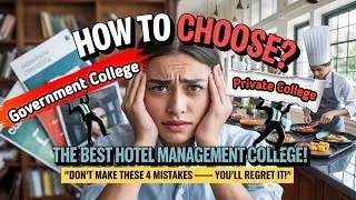 Best Hotel Management Colleges In India|Private Colleges VS Government Colleges| How to Choose?