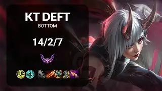 KT Deft Kai'Sa vs Jhin BOTTOM - KR MASTER Patch 15.1