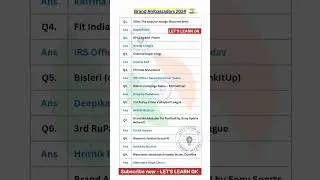 Brand Ambassadors 2024 🇮🇳 || India || Brand Ambassadors || #shorts